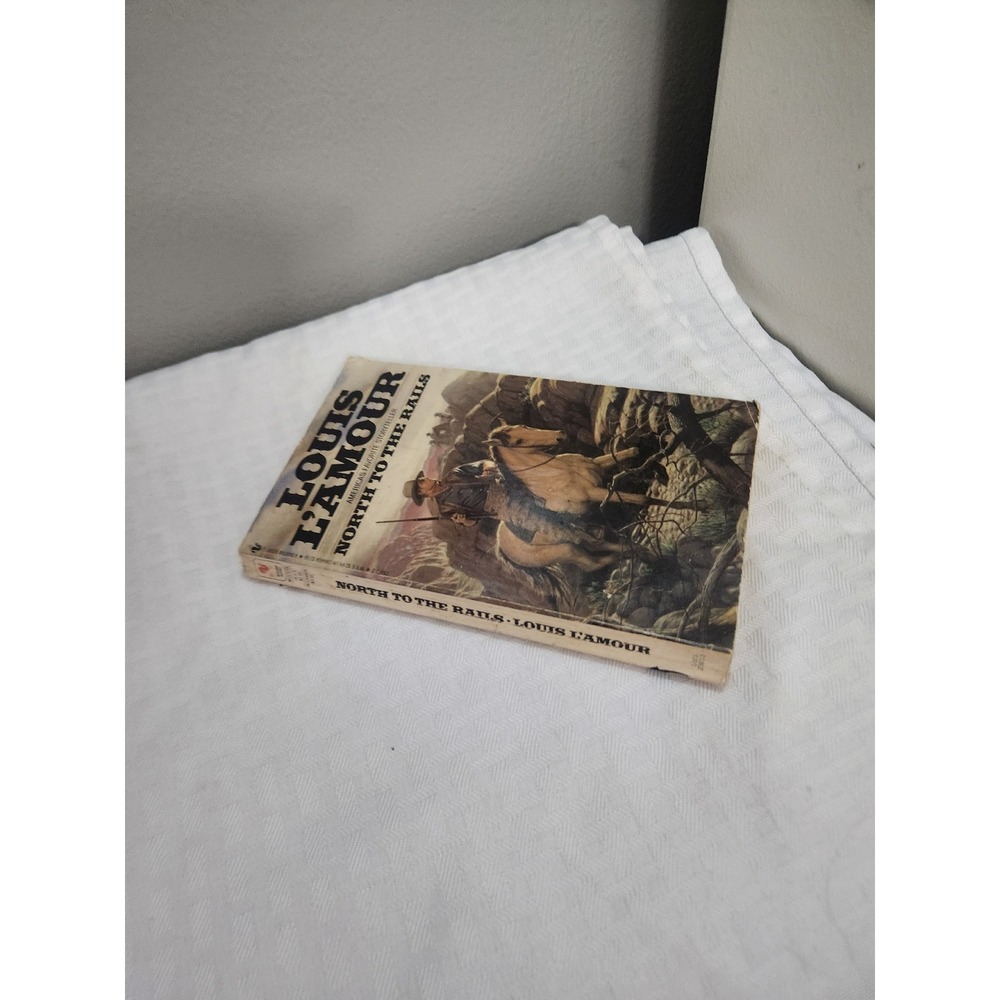 Louis L'Amour North to the Rails Vintage Western Paperback Bantam Books